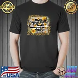 Leopard Sunflower Principal Life First Day Back To School T-Shirt