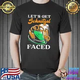 Let's get schnitzel faced beer drinker oktoberfest shirt