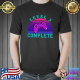 Level 2 Complete Video Game Vintage T-Shirt