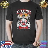 Life behind bars skeleton shirt