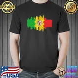 Los Angeles City Flag Skyline Vintage T-Shirt
