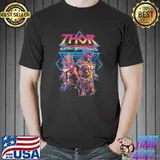 Love x thunder of tour 2022 retro film artwork shirt