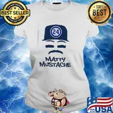 Matty Mustache NY Yankees Baseball Trending Shirt Ladies tee