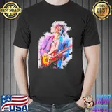 Mayer blues painting style shirt