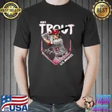 Mike Trout Base Los Angeless Signature T-Shirt