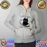 My Nice Button Is Out Of Order But My Bite Me Button Works Just Fine Owl Shirt Full Zip Hooded