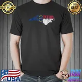 North Carolina Home Flag Map T-Shirt