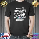 Not showing but still glowing adoption awareness month gift shortsleeve shirt