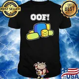 Oof noob funny dank meme hand drawn gamer youth roblox shirt