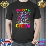 Pappy Birthday Crew Astronaut Space Planets T-Shirt