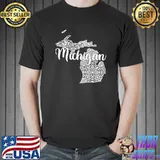 Patriotic Mandala Map T-Shirt