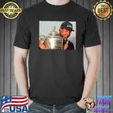 Phil mickelson with the trophy golf shirt