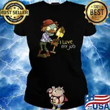 Plants vs Zombies - I Love My Job Essential T-Shirt Ladies tee