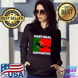 Portugal Supporter Flag T-Shirt Hoodie