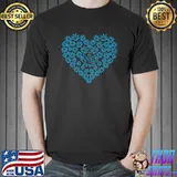 Pot Leaf Heart Marijuana Cannabis T-Shirt