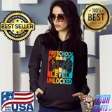 Preschool Level Unlocked Back To School Video Game Vintage T-Shirt Hoodie