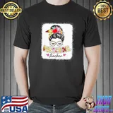 Preschool teacher messy bun hair women teach lovers shirt
