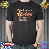 Proud to be a brown lifetime member T-Shirt
