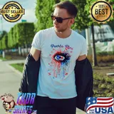 Puerto rico eye flag life shirt