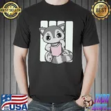 Racoon Reads A Book T-Shirt