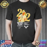Rafael nadal 22 grand slam signature tennis shirt