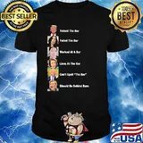 Raised failed worked lives at should be behind the bar trump biden shirt