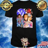 Rapper and singer inspired 90s bootleg rap old school 90 playboI cartI shirt