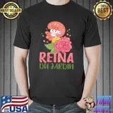 Reina Du Jardin Flower Lady Girl Garden T-Shirt