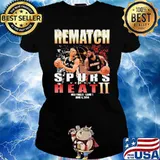 Rematch Spurs Versus Heat Shirt Ladies tee