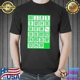 Retired numbers Boston celtics shirt