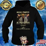 Rícky Mártín 38th Anniversary 1984 2022 Signature Thank You For The Memories T-Shirt Hoodie