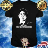 Rip shinzo abe 19542022 japan's former prime minister shirt