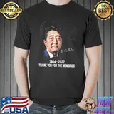 Rip shinzo abe thank you for the memories shinzo abe 19542022 shirt