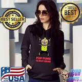 Rock and roll pop punk is not dead band music T-Shirt Hoodie