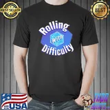 Rolling with difficulty logo shirt