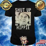 Ronald reagan says shut up hippie retro political shirt