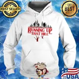 Running Up That Hill Cycling Shirt Hoodie