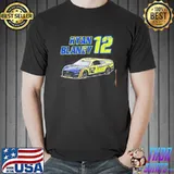 Ryan blaney 12 menaros cup driver team penske nascar racing formula 1 f1sport shirt