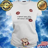 Sabrina Carpenter I Never Saw Him We Never Kissed Shirt Ladies tee