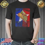 San Antonio Breakfast Tacos Jill Biden Flag Retro T-Shirt
