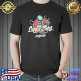 Santa cruz California octopus surfing shirt