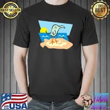 Seagull on the beach T-Shirt