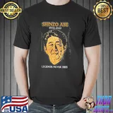 Shinzo abe thank you for the memories 19542022 shirt