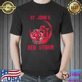 St john's red storm basketball NBA sports front back customized text number shirt