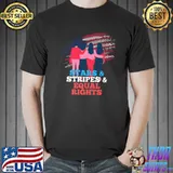 Stars Stripes And Equal Rights American 4th Of July Womens T-Shirt