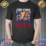 Stars Stripes And Reproductive Rights Flag USA 4th Of July Sunflower T-Shirt