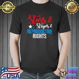 Stars Stripes Reproductive Rights Patriotic 4th Of July Stars T-Shirt