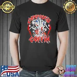 Stranger things corroded coffin skeleton hand shirt