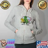 Sturniolo Triplets Dinosaur Shirt Full Zip Hooded