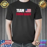 Team Coco Gauff America flag T-Shirt